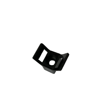 Supporto fascette RS PRO, col. Nero, 23mm x 13,8 mm, Ø fissaggio 5.3mm, 100 pezzi