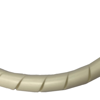 Avvolgicavo a spirale RS PRO, Bianco, in Polietilene, Ø cavo 4mm - 25mm, Ø interno 4mm, Ø fascio 25mm max