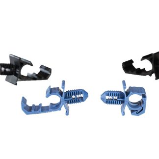 Fermacavo HellermannTyton, col. Nero, autoadesivo