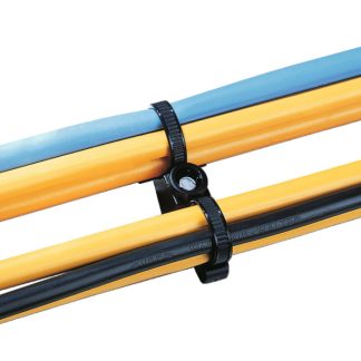 Fascette fermacavi HellermannTyton T50ROSDSBS5 in PA 6,6 stabilizzato al calore, 200mm x 4,6 mm, col. Nero