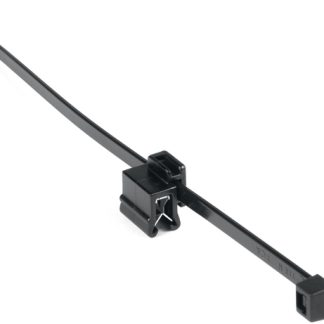 Fascette fermacavi HellermannTyton T50ROSEC5B in PA 6,6 stabilizzato al calore, 200mm x 4,6 mm, col. Nero