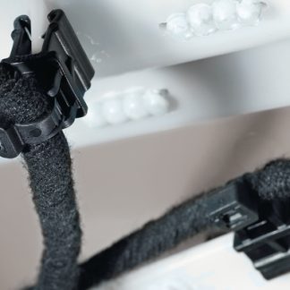 Fascette fermacavi HellermannTyton T50SOSEC5B in PA 6,6 stabilizzato al calore, 150mm x 4,6 mm, col. Nero