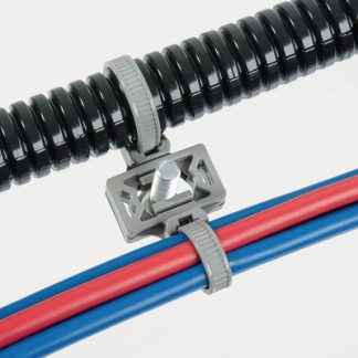 Fascette fermacavi HellermannTyton T50SOSWSP5E-2 in PA 6,6 stabilizzato al calore, 162mm x 4,6 mm, col. Nero