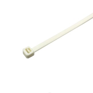 Fascette fermacavi RS PRO in Nylon 66, 203mm x 4,6mm, col. Bianco