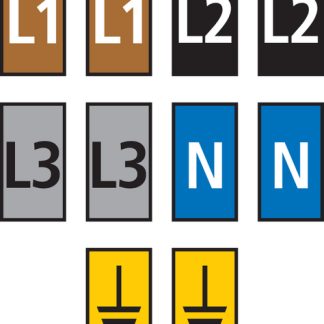 Segnacavo HellermannTyton Assortiti A scatto, Ømin 2mm, Ømax 2.8mm, lunghezza 3mm, confez. da 1000confezionepz EARTH,