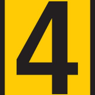 Segnacavo HellermannTyton Giallo, Ømin 2mm, Ømax 2.8mm 4