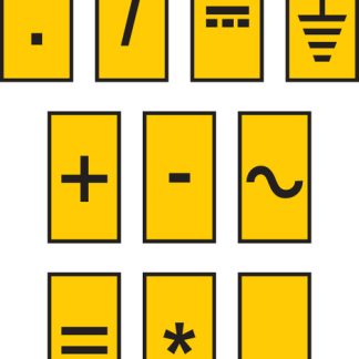 Segnacavo HellermannTyton Giallo A scatto, Ømin 2mm, Ømax 2.8mm, lunghezza 3mm, confez. da 1000confezionepz SIGN