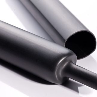 Guaina termorestringente RS PRO Ø 55mm, col. Nero, restringimento 3:1, L. 1.22m, adesiva