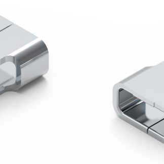 Fascetta per cavi Wurth Elektronik, Ø fascio 10 x 6 x 3mm max, col. Argento, Montaggio superficiale