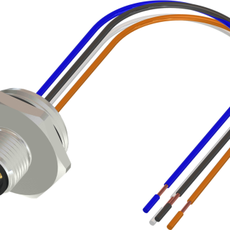 Cavo sensore/attuatore RS PRO 4 cond. M12 Maschio / Senza terminazione, L. 500mm