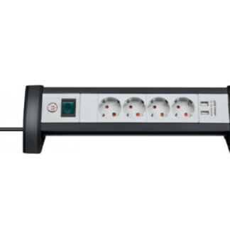 Connettore femmina di prolunga brennenstuhl 2m, 4 prese Schuko