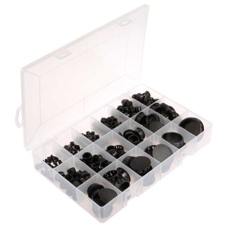 Kit passacavi RS PRO, Nero, in Nylon