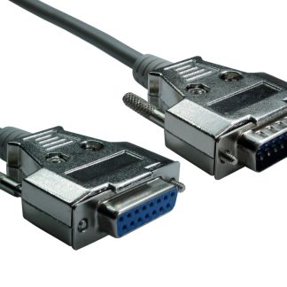 Cavo seriale RS PRO D-Sub 15 Pin/D-Sub 15 Pin, lungh. 1m