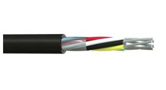 Cavo industriale multipolare non schermato a 4 cond. 0,5 mm², L. 25m