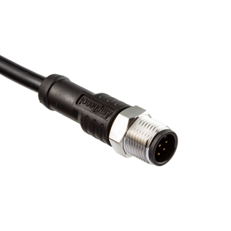 Cavo sensore/attuatore Amphenol Industrial 5 cond. M12 Maschio / Senza terminazione, L. 2m