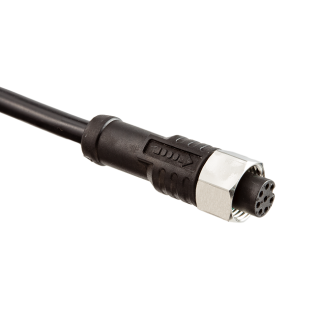 Cavo sensore/attuatore Amphenol Industrial 8 cond. M12 Femmina / Senza terminazione, L. 2m