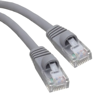 Cavo Ethernet Cat5e (U/UTP) RS PRO, guaina in PVC col. Grigio, L. 915mm, Con terminazione