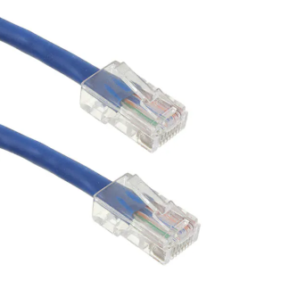 Cavo Ethernet Cat5e (U/UTP) RS PRO, guaina in PVC col. Blu, L. 2.1m, Con terminazione