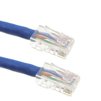 Cavo Ethernet Cat6 (U/UTP) RS PRO, guaina in PVC col. Blu, L. 2.1m, Con terminazione