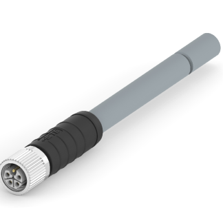 Cavo sensore/attuatore TE Connectivity M12 Femmina / M12 Femmina, Ø 10.4mm, L. 1.5m