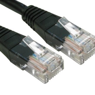 Cavo Ethernet Cat6 (U/UTP) RS PRO, guaina in PVC col. Nero, L. 10m, Con terminazione