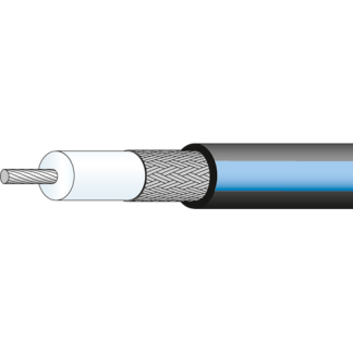 Cavo coassiale Huber+Suhner RG178, L. 100m, 50 Ω, col. Nero
