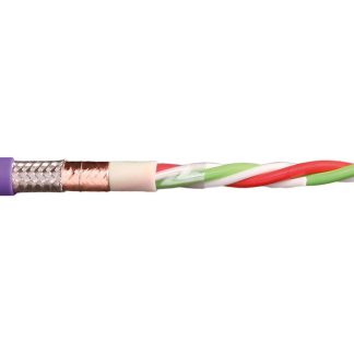 Cavo Ethernet Cat5e Igus col. Lilla rosso, L. 100m