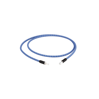 Cavo coassiale Huber+Suhner, PC 3.5 / PC 3.5, L. 1m, 50 Ω, col. Blu