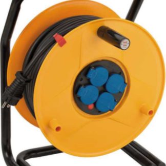 Avvolgicavo brennenstuhl 40m, 4 prese, spina tipo E - FR