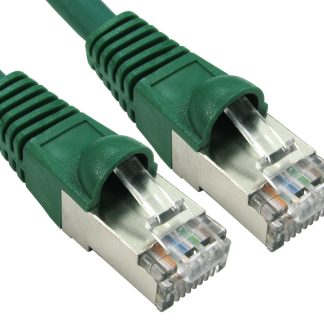 Cavo Ethernet Cat6a (S/FTP) RS PRO, guaina in LSZH col. Verde, L. 1.5m, Con terminazione