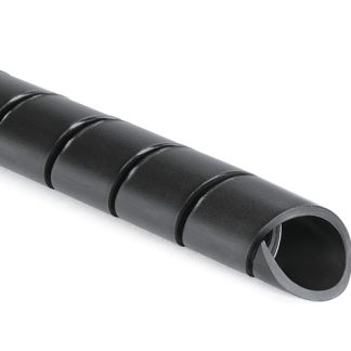 Avvolgicavo a spirale HellermannTyton, Nero, in Polietilene, Ø cavo 7.5mm - 40mm, Ø interno 6mm, Ø fascio 40mm max