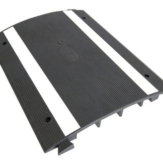 Canalina passacavi RS PRO, colore Nero/Bianco 2 x 20mm, Ø interno 2 x 20mm, lunghezza 500mm, larghezza 395 mm Gomma