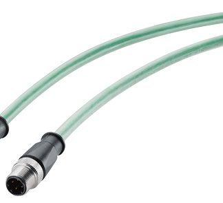 Cavo Ethernet Cat5e (Lamina di alluminio, treccia in rame stagnato) Siemens col. Verde, L. 3m, Con terminazione