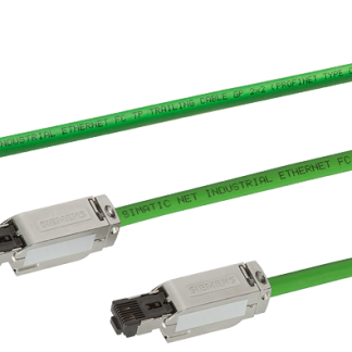 Cavo Ethernet Cat5e (Lamina di alluminio con schermatura intrecciata in rame stagnato) Siemens col. Verde, L. 3m, Con