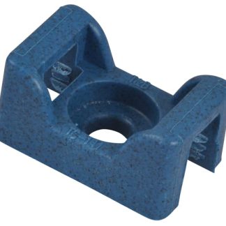 Fermacavi Thomas & Betts, col. Blu, 17mm x 11 mm, Ø fissaggio 3.8mm