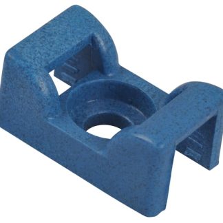 Fermacavi Thomas & Betts, col. Blu, 23.4mm x 14,2 mm, Ø fissaggio 5.2mm