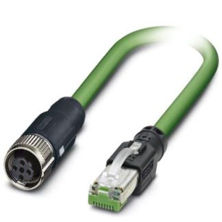 Cavo Ethernet Cat5 (schermato) Phoenix Contact col. Verde, L. 10m, Con terminazione