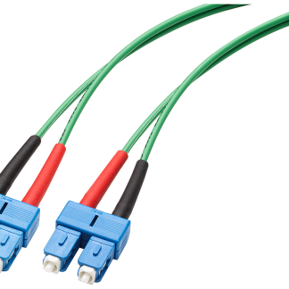 Fibra ottica a Duplex Siemens, curvatura min 42 mm Verde, 2 conduttori di Ø 50μm