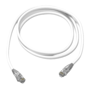 Cavo Ethernet Cat6 (Non schermato) HellermannTyton, guaina in LSZH col. Bianco, L. 10m, Con terminazione