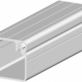 Canalina passacavi RS PRO in Alluminio, 30 mm x 30mm, L. 2m