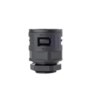 Raccordo per cavi RS PRO, Fisso diritto in Poliammide Smalto nero, Nero, filetto M25 x 1.5, 23mm, protezione IP68