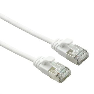 Cavo Ethernet Cat7 (U/FTP) Roline, guaina in LSZH col. Bianco, L. 1.5m, Con terminazione