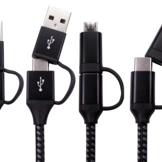 Cavo USB RS PRO USB A, USB C, L. 1.5m, col. Nero