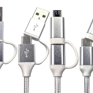 Cavo USB RS PRO USB A, USB C, L. 1.5m, col. Bianco