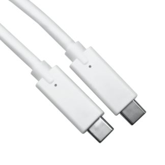 Cavo USB RS PRO USB C/USB C, L. 1m, col. Bianco