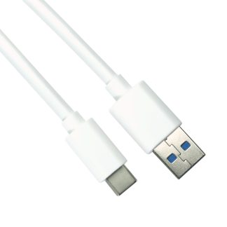 Cavo USB RS PRO USB C/USB A, L. 1m, col. Bianco
