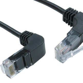 Cavo Ethernet Cat5e (UTP) RS PRO, guaina in PVC col. Nero, L. 500mm, Con terminazione
