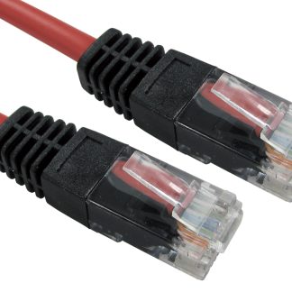 Cavo Ethernet Cat5e (UTP) RS PRO, guaina in PVC col. Rosso, L. 5m, Con terminazione