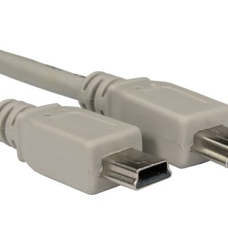 Cavo USB RS PRO Mini USB A/Mini USB B, L. 2m, col. Grigio