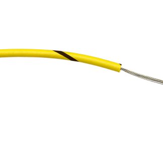 Cavo di collegamento apparecchiature RS PRO, 0.5mm², 1000 V c.a., 100m, Nero/Giallo